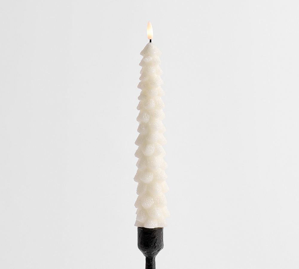 Flameless Tree Taper Candle | Pottery Barn (US)