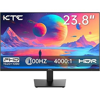 KTC 24 inch Monitor - 1080P Monitor, 100Hz FreeSync Gaming Monitor with HDR10,VESA Mountable, Adj... | Amazon (US)