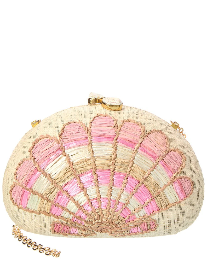 Rafé Berna Straw Clutch | Shop Simon