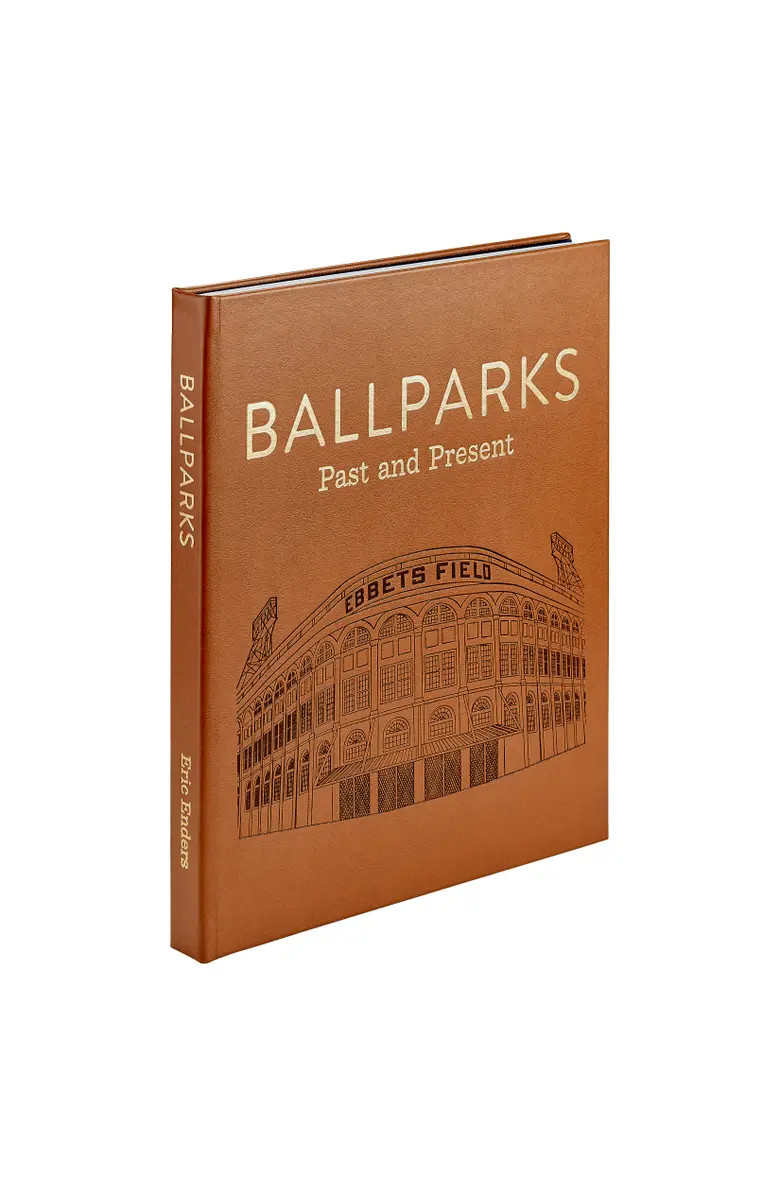 Ballparks Past and Present Leather Coffee Table Book | Nordstrom