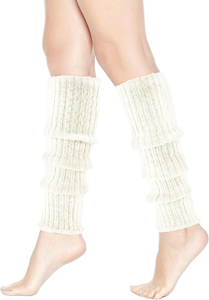 Leg Warmers for Women, Leg Warmers 80s Knit, Y2K Fashion Party Sports Yoga Ballet Dance Warm and ... | Amazon (US)