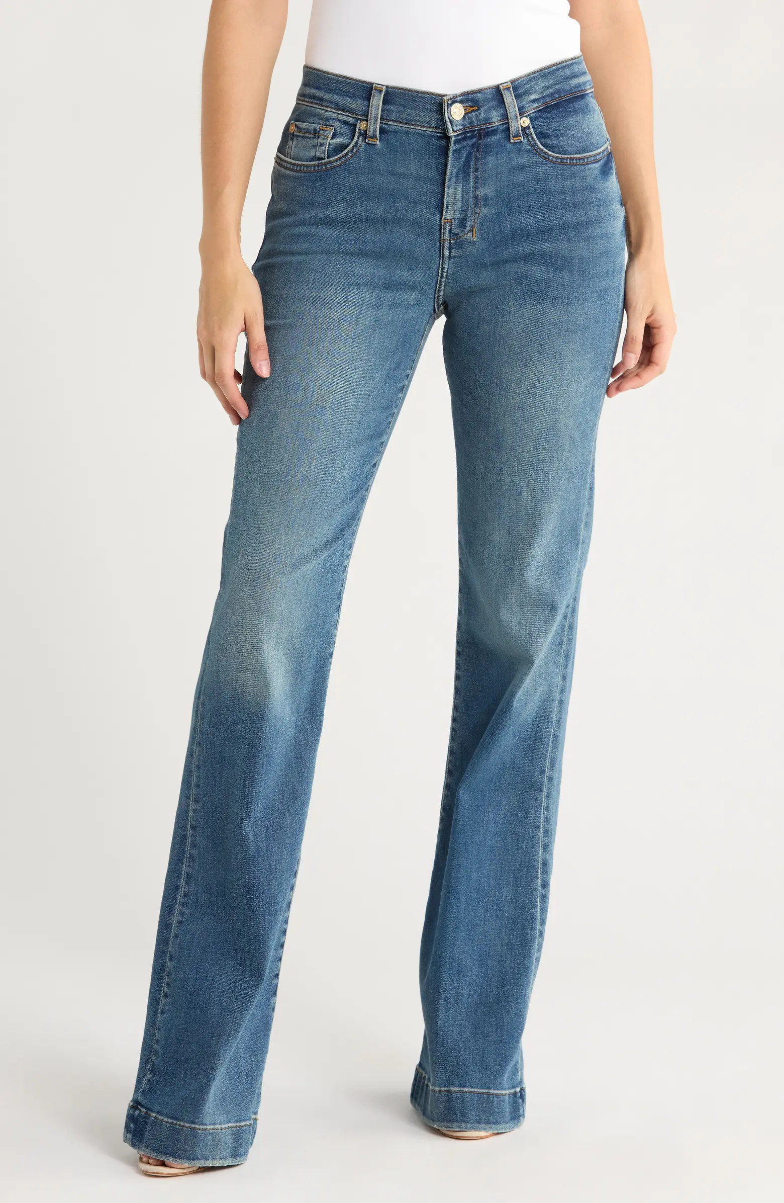 Dojo Mid Rise Flare Jeans | Nordstrom Rack
