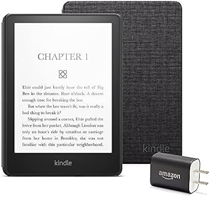 Amazon.com: Kindle Paperwhite Essentials Bundle including Kindle Paperwhite - Wifi, Ad-supported,... | Amazon (US)