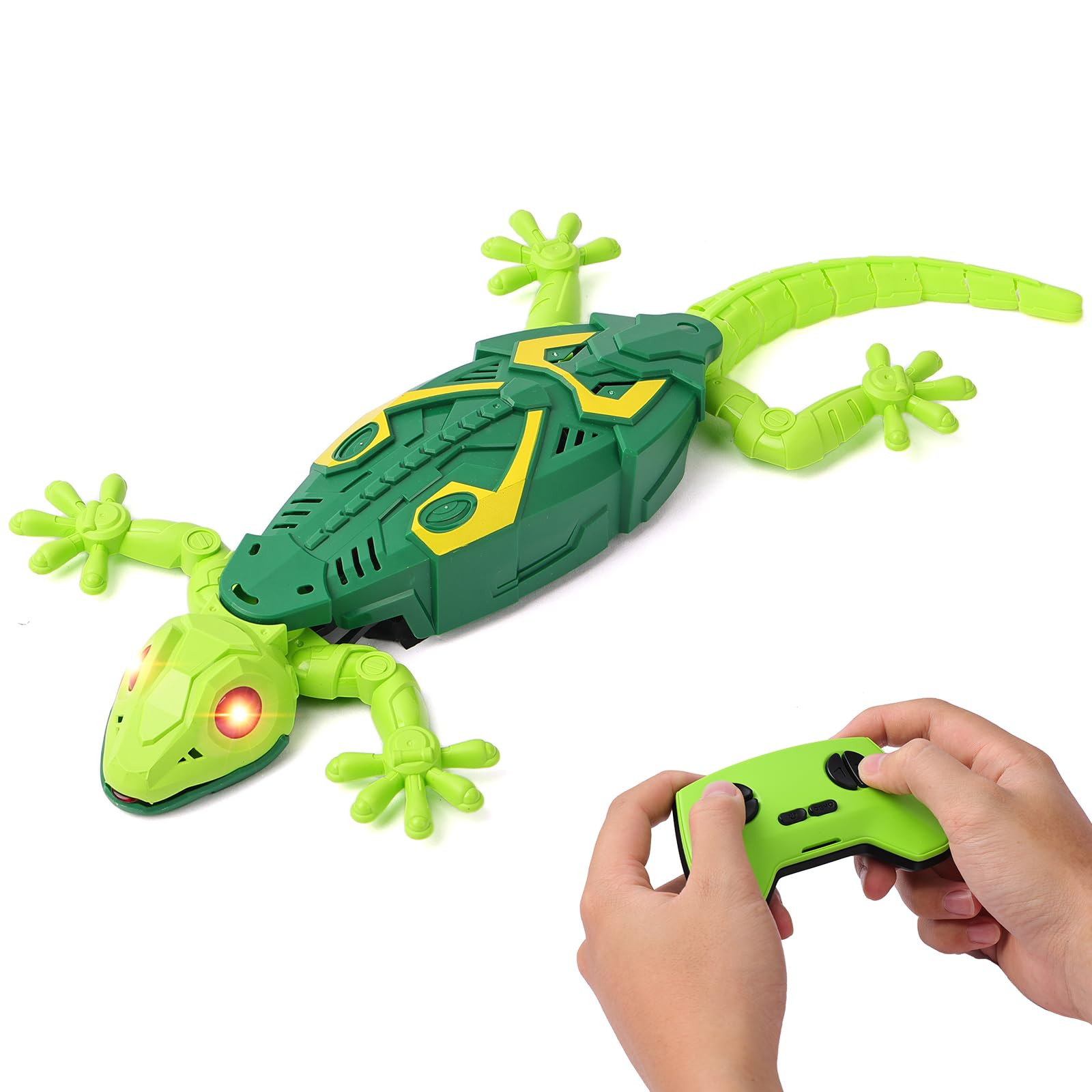 RC Wall Crawler Gecko, Rechargeable Remote Control Robot Kids Toys, Wall Climbing Funny Prank Toy... | Amazon (US)