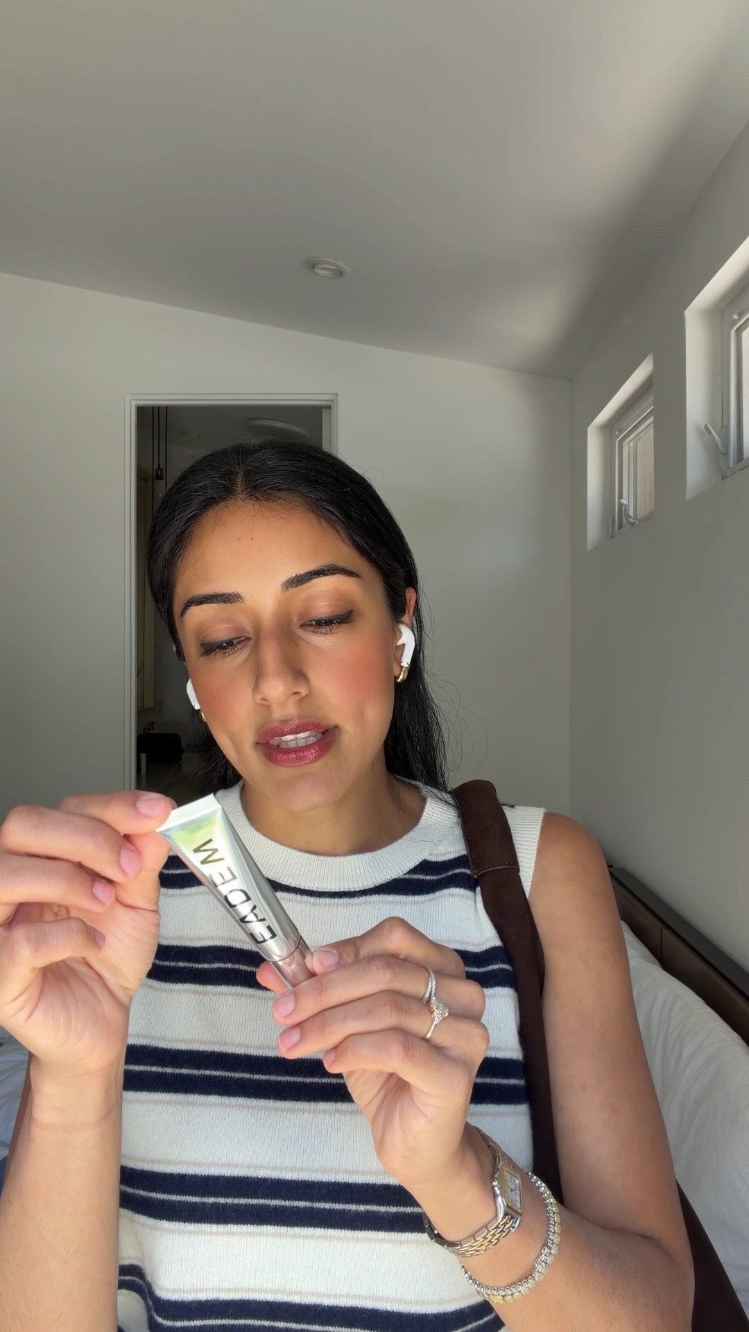 In love with the Eadem Le Chouchou lip balm! Wearing the shade Bissap Glaze 🍓