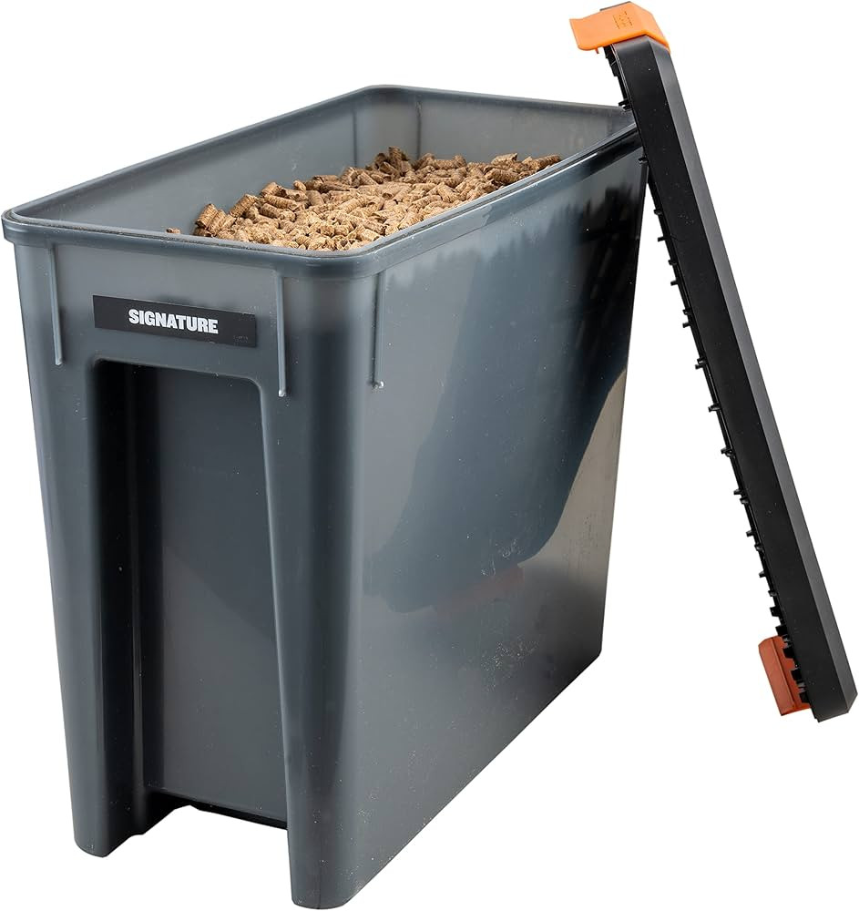 Traeger Pellet Grills BAC637 Stay Dry Pellet Bin, Wood Pellet Storage with Locking Lid, Black | Amazon (US)