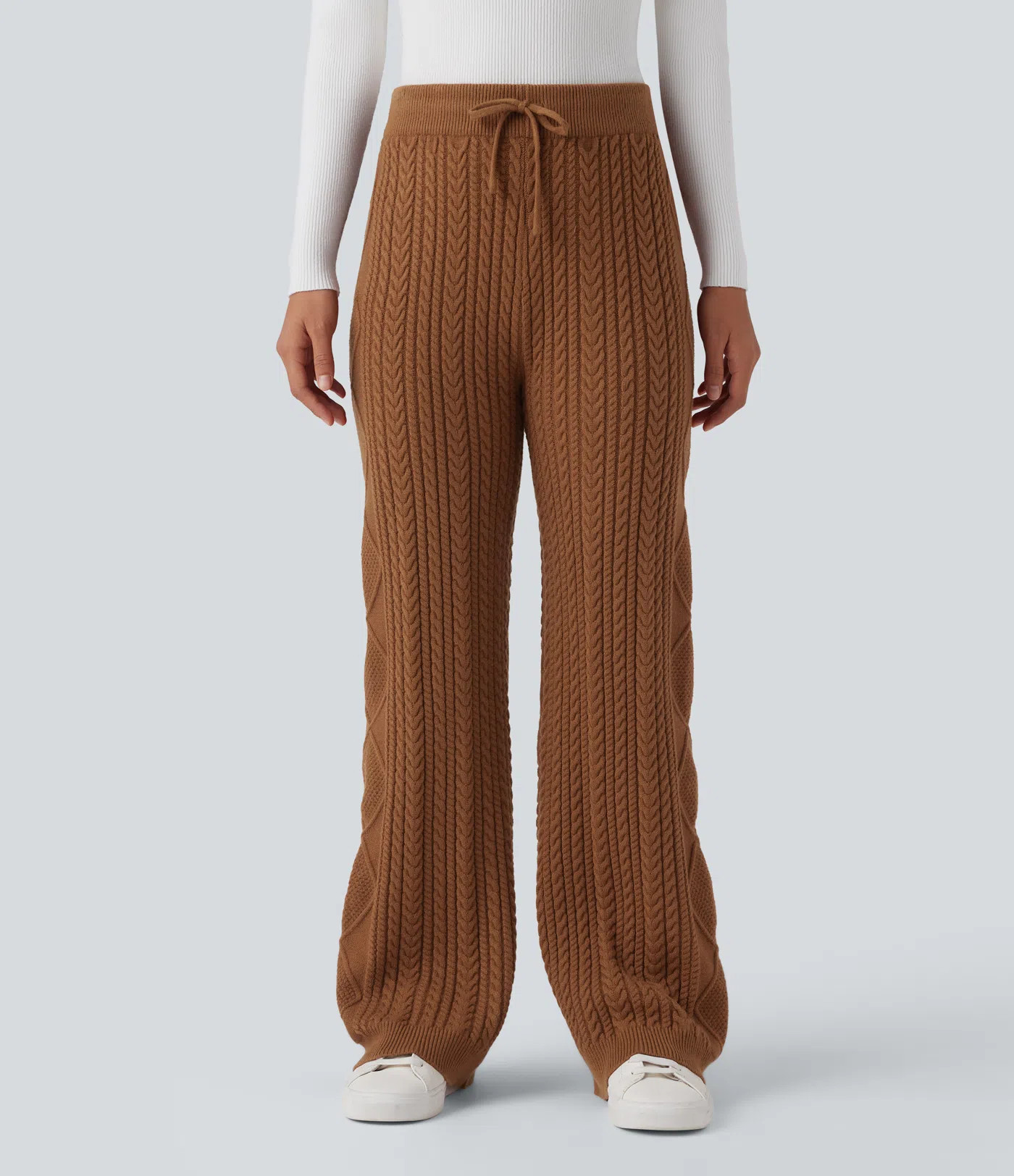 Women’s Mid Rise Drawstring Casual Sweater Pants - Halara | HALARA