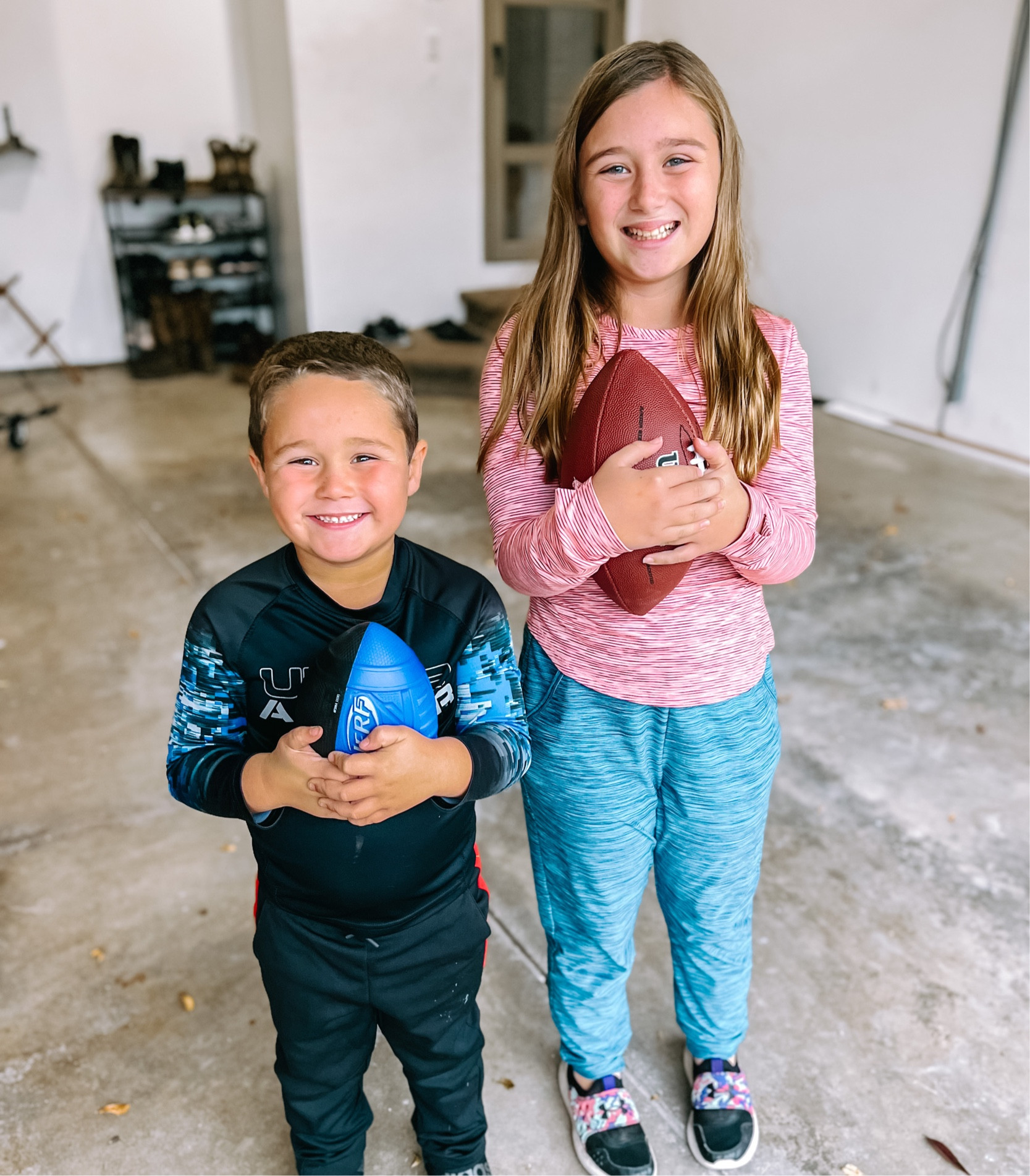 It’s not super often I can catch these two playing together so when I do, a photo is necessary. #ad Having a nerf football for my five year old is a must. That throw is strong, but not always super accurate 😆 #walmart #walmartpartner @walmart

#LTKkids #LTKsalealert #LTKfamily