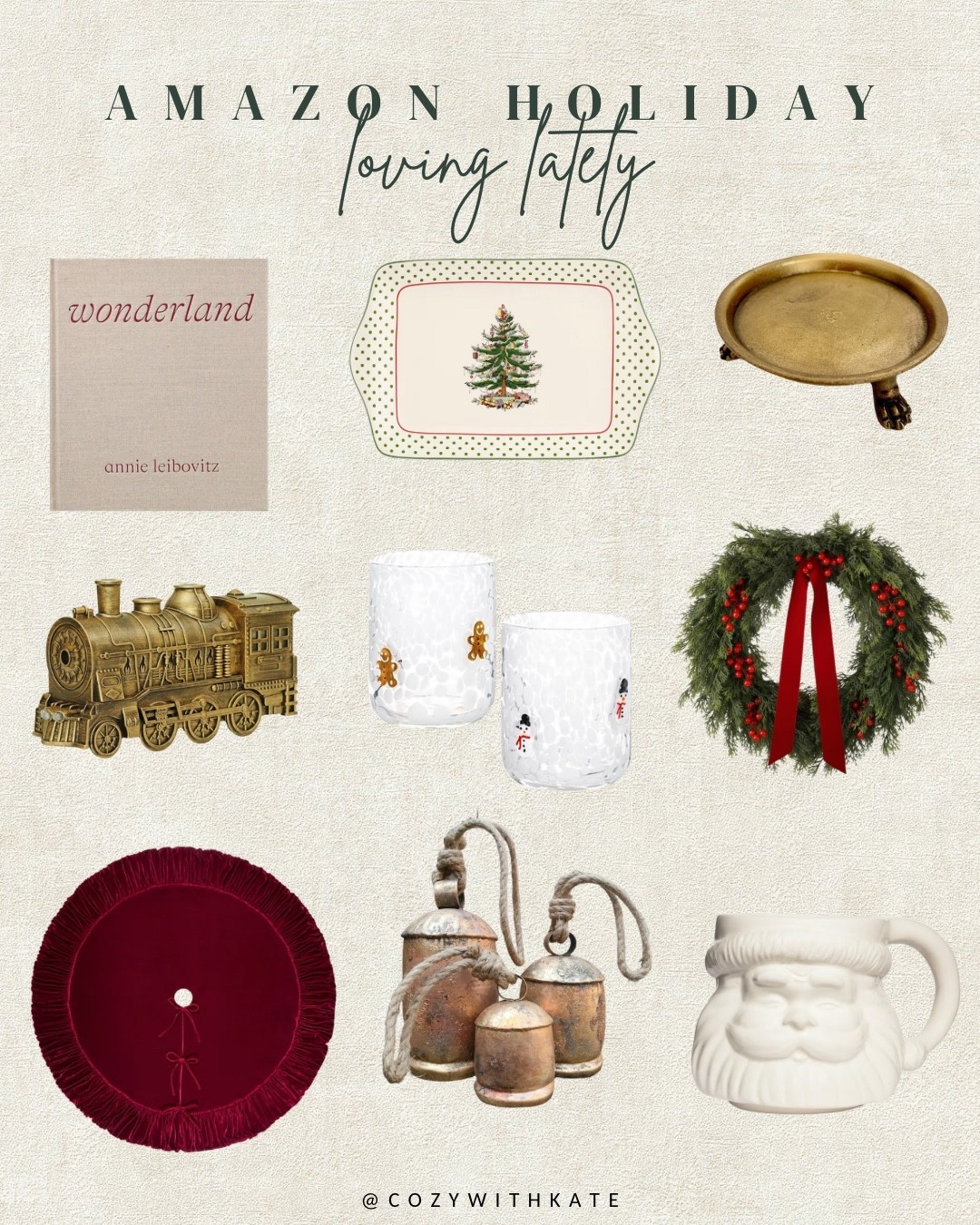 Amazon holiday favorites! Amazon Christmas decor . That little train is an essentials oil diffuser and blows smoke out of the holes. How cute!! 

#LTKHoliday #LTKHome #LTKSaleAlert