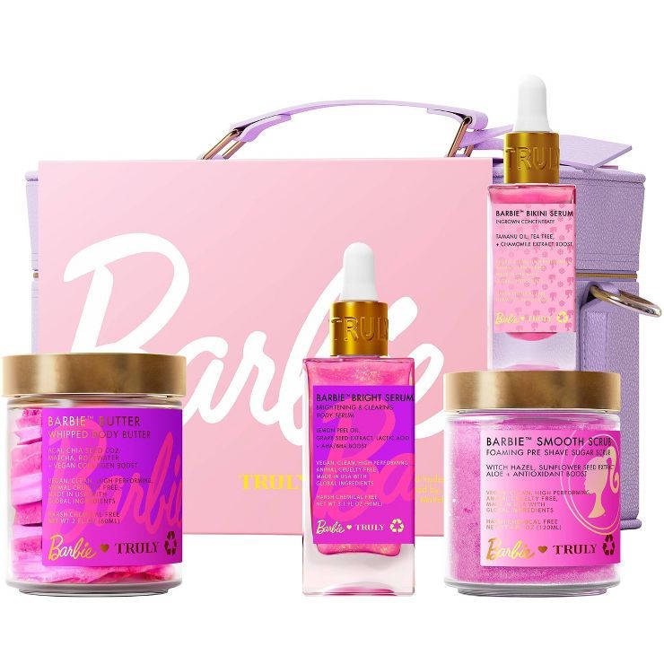 TRULY x Barbie Bath and Body Gift Set - 4ct - Ulta Beauty | Target