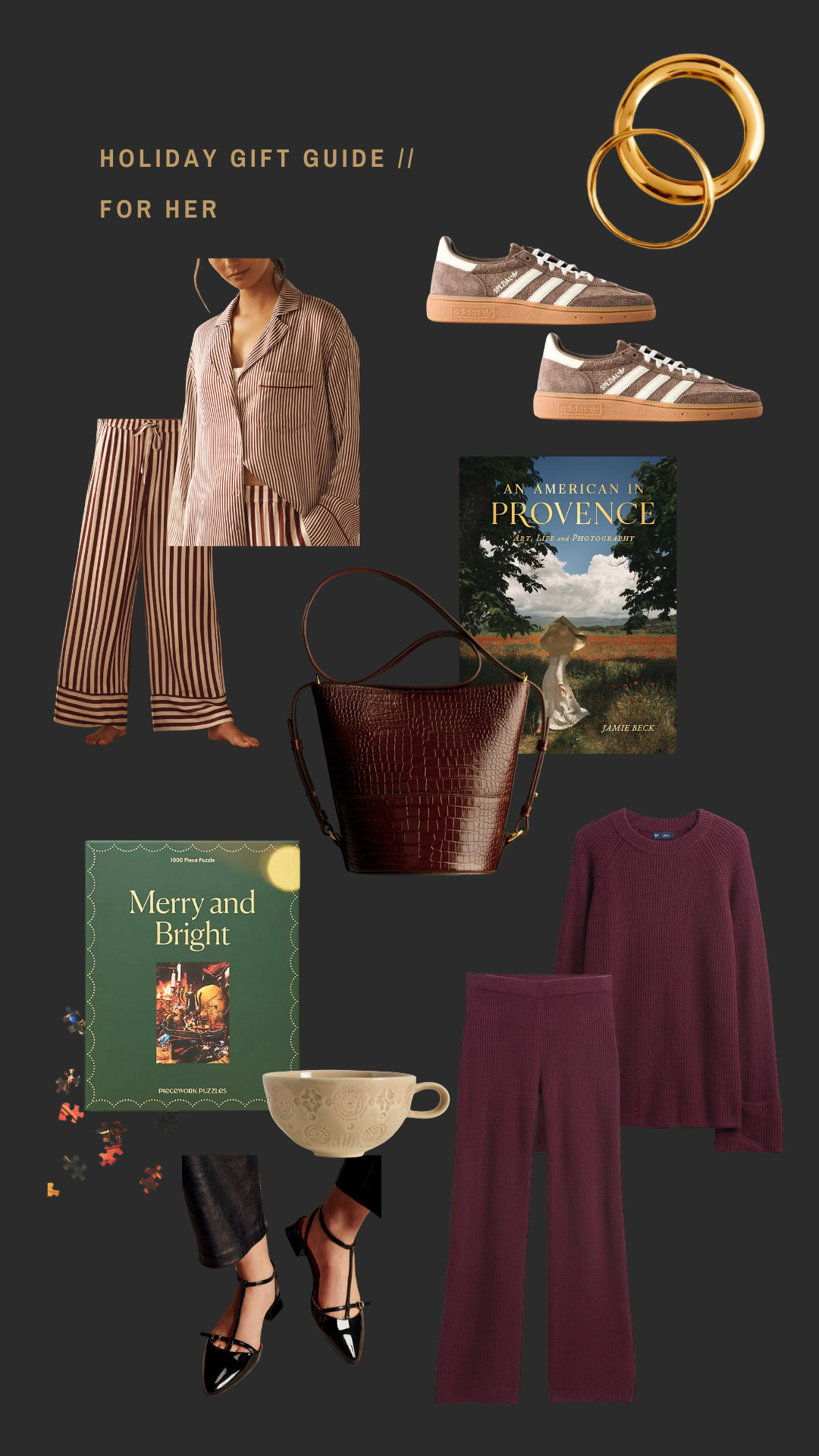 My favourite category -- gifts for her! Cozy, pretty, comforting, these gifts are perfect for the ladies on your list this holiday season.   

 #LTKcanada #LTKgiftguide #LTKholiday