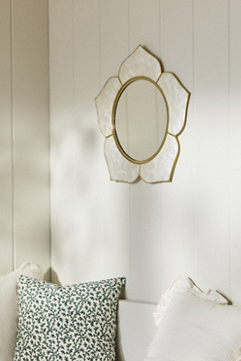 Azalea Capiz Flower Round Mirror | Anthropologie (US)