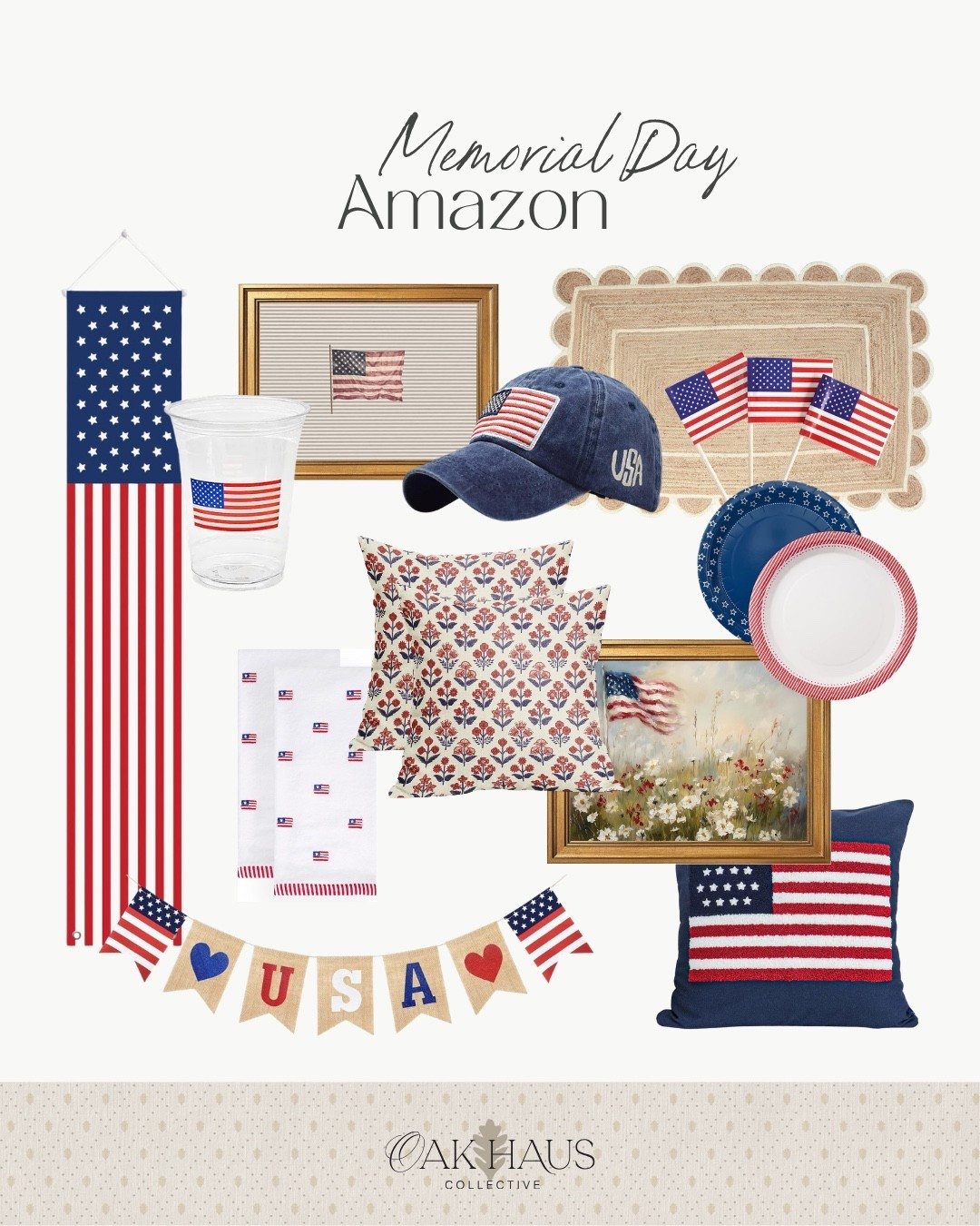 Memorial Day, Amazon, USA, America, Flag, Red White & Blue, Decor

#LTKSeasonal #LTKHome #LTKdayinmylife