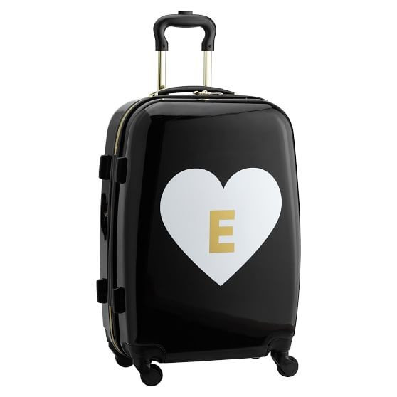 The Emily & Meritt Hard-Sided Heart Icon Carry-On Spinner | Pottery Barn Teen
