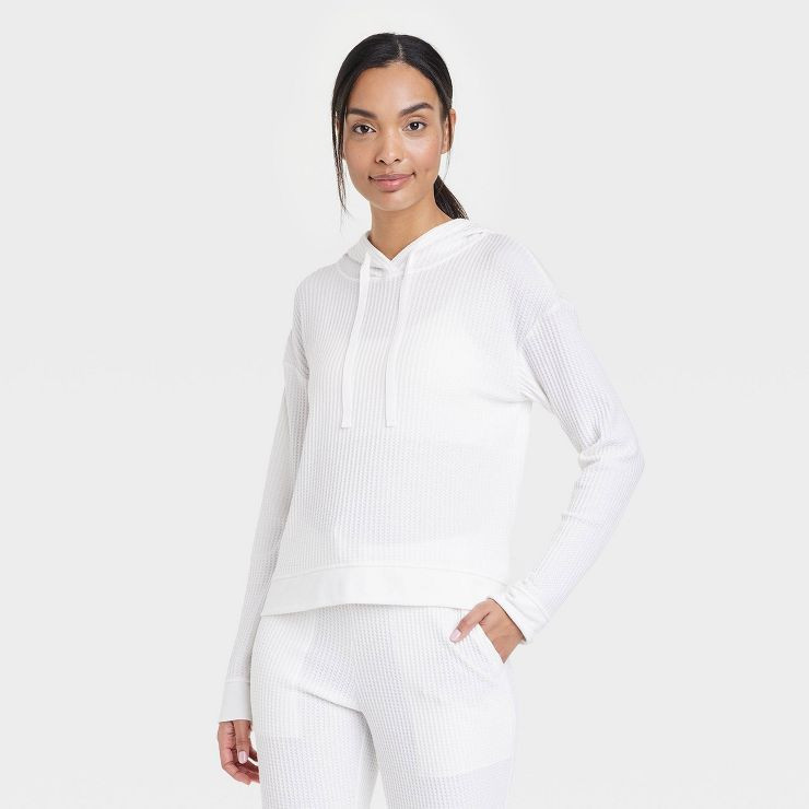 Women's Waffle Knit Lounge Sweatshirt - Postpartum Loungewear, Target Fashion | Target