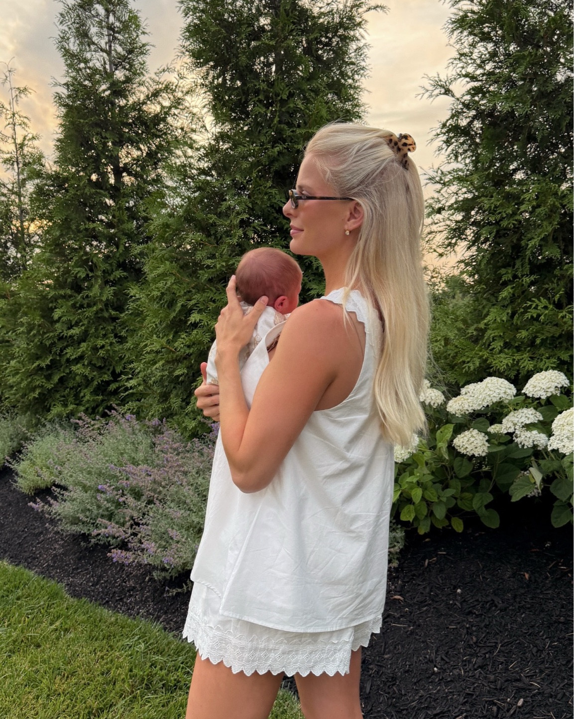 SIZE: 4 in top, 6 in bottoms (sized up for pregnancy but normally would be 4), shoes run tts!  Linked an Amazon lookalike too! #kathleenpost

Postpartum outfit, casual chic outfit, summer outfit 2026

#LTKootd #LTKmomlife