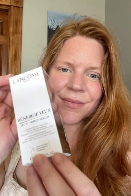 My freckles are starting to show and I’m embracing the no makeup look! 

Thank you @lancomeofficial for gifting me their Rénergie H.C.F. Triple Serum Eye!

I love this eye cream for its 3-in-1 benefits. My eyes are noticeably brighter and have a youthful glow. It goes on smoothly and blends well, leaving my under-eye area feeling well-hydrated. My fine lines are less noticeable too! 

#EYEHCFTRIPLESERUM #TRIPLESERUMEYECA