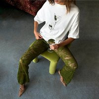 Women's Martini T-Shirt in White, Size XS, 100% Cotton by Never Fully Dressed | Never Fully Dressed US