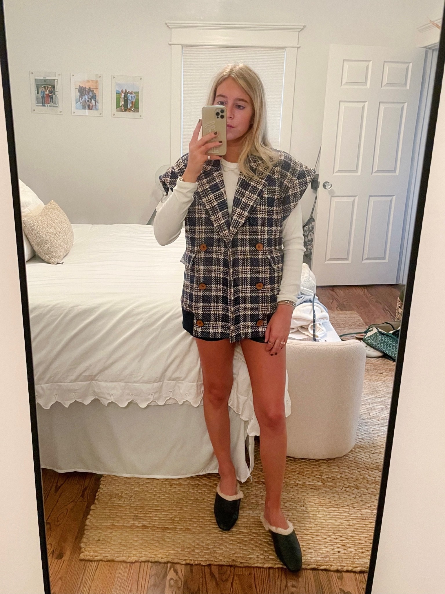 OOTD - wearing size xs in the vest! These shoes are such a steal too & so comfy! 

#LTKSeasonal #LTKHoliday #LTKunder50