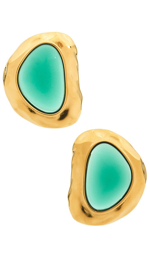 Amber Sceats Beckett Earrings in Green. | Revolve Clothing (Global)