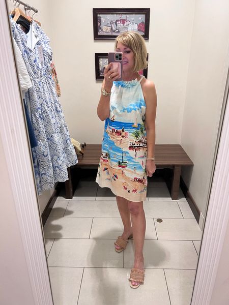 Cutest dress EVER!!! Beach scene looks
Italy! Rope tie detail and the cutest ruffle at the neckline! I sized up one for a little longer length. Price $44.99

#LTKSeasonal #LTKTravel #LTKOver40