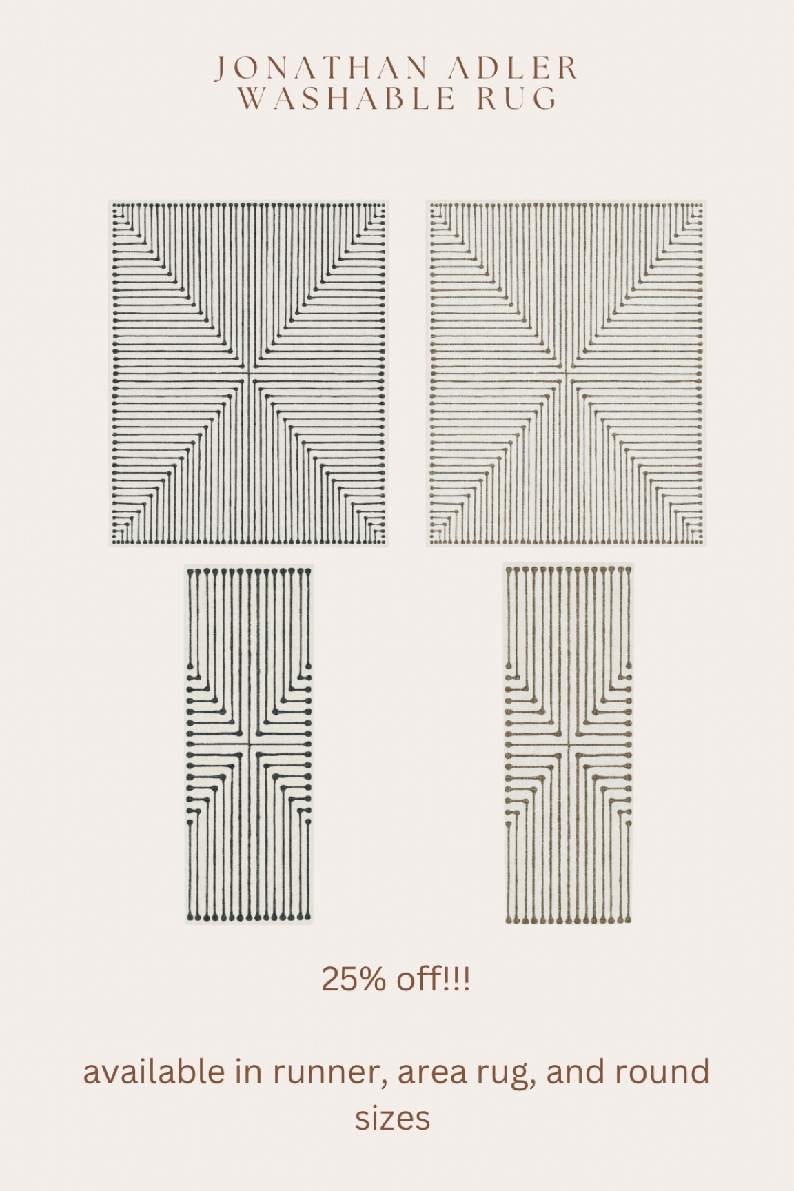 One of my all time favorite washable rugs is 25% off today!!! Sale only comes 2-3 times a year!!! 

#LTKhome #LTKsalealert #LTKCyberWeek