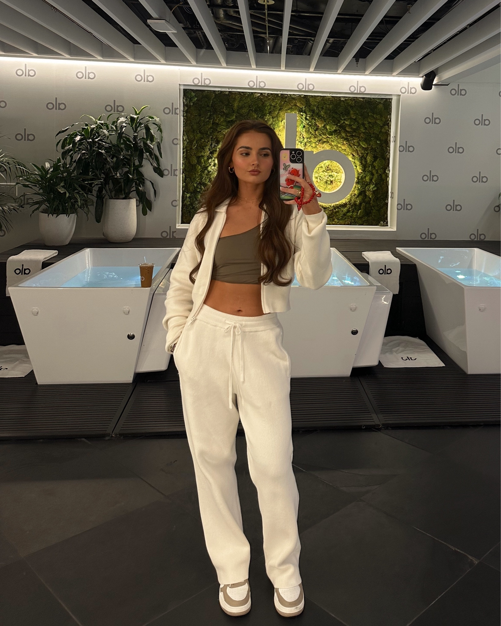 Alo Yoga Mesh Sheer Illusion Tank, Scholar Knit Cropped Full Zip Jacket, Scholar Straight Leg Sweatpant 

#LTKStyleTip #LTKWorkwear