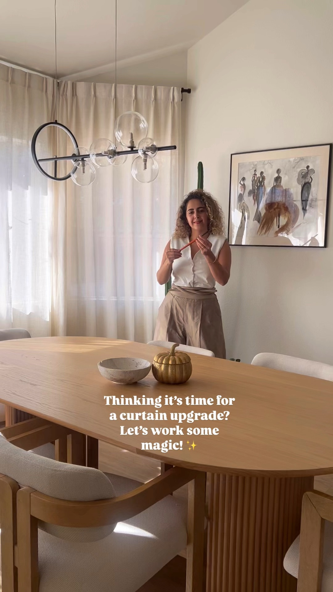 Okay, so I’ve been thinking about changing my curtains for the longest time, and finally took the plunge! 🪄✨ It’s amazing how a quick color change can completely transform the vibe. Check out my highlight story ‘Curtain Glow’ for more details on how I picked the perfect shade! 🌟 #HomeByPardis #CozyHome #BeforeAndAfter #HomeDecor

#LTKHome #LTKVideo #LTKU