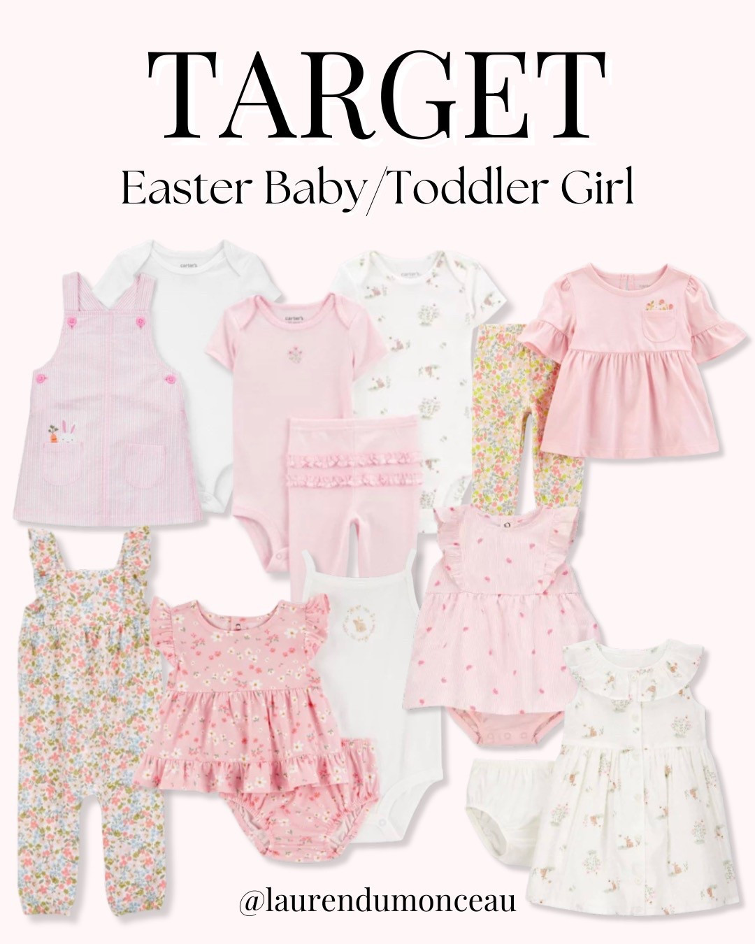 Target Easter Baby/Toddler Girl Outfits on sale 30% off for circle week! 

Baby girl outfits, toddler girl outfits, baby Easter outfit, toddler Easter outfit, Easter basket, Easter gifts for babies, Easter gifts for toddlers, Easter basket baby girl, Easter basket toddler girl, target circle week 



#LTKSaleAlert #LTKKids #LTKBaby