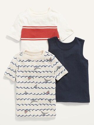 3-Pack T-Shirt and Tank Top for Toddler Boys | Old Navy (US)