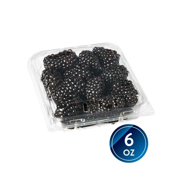 Fresh Blackberries, 6 oz - Walmart.com | Walmart (US)