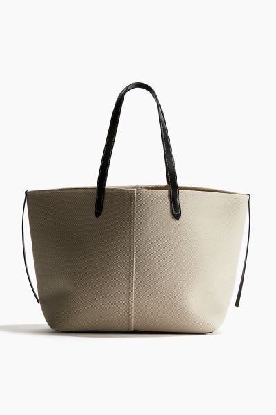 Tote Bag - Light beige - Ladies | H&M US | H&M (US + CA)