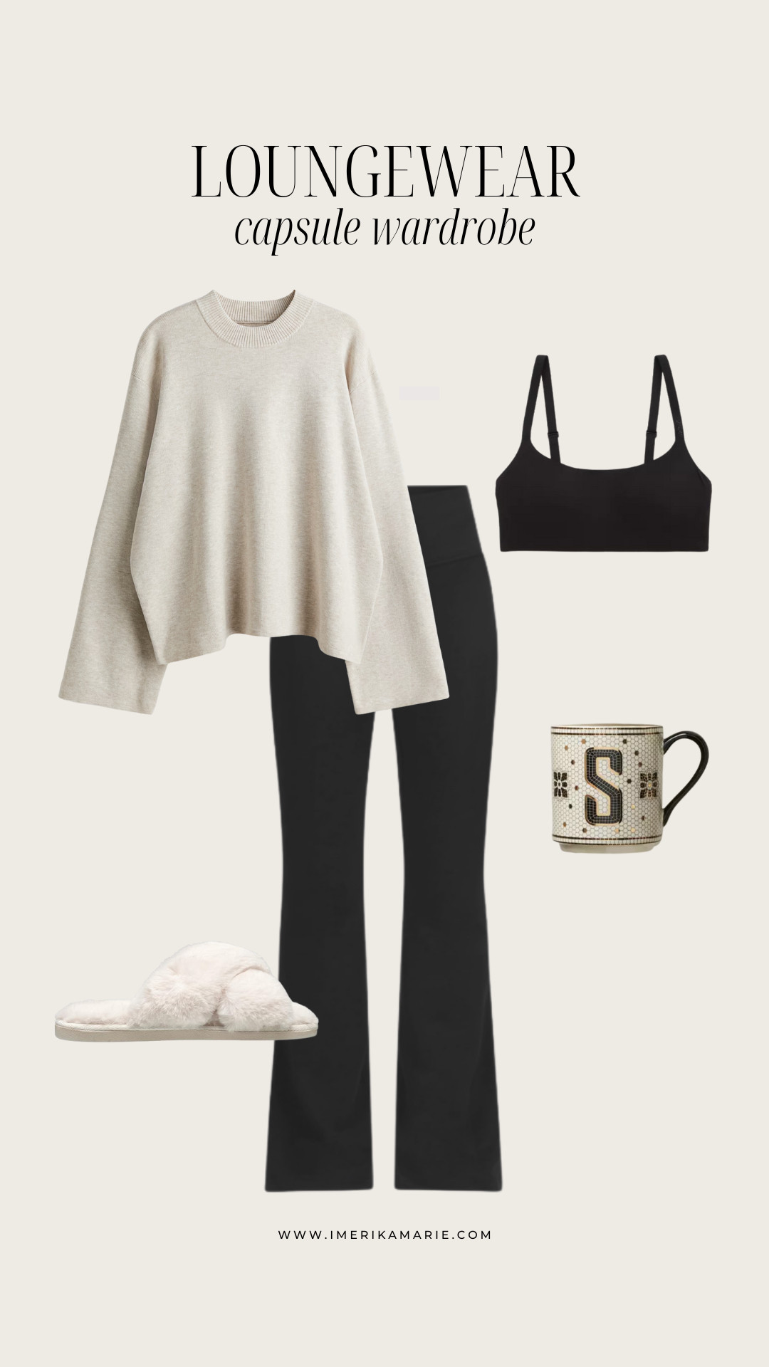 loungewear capsule wardrobe. loungewear outfit. leggings. slippers 

 

#LTKPetite #LTKFindsUnder100 #LTKStyleTip