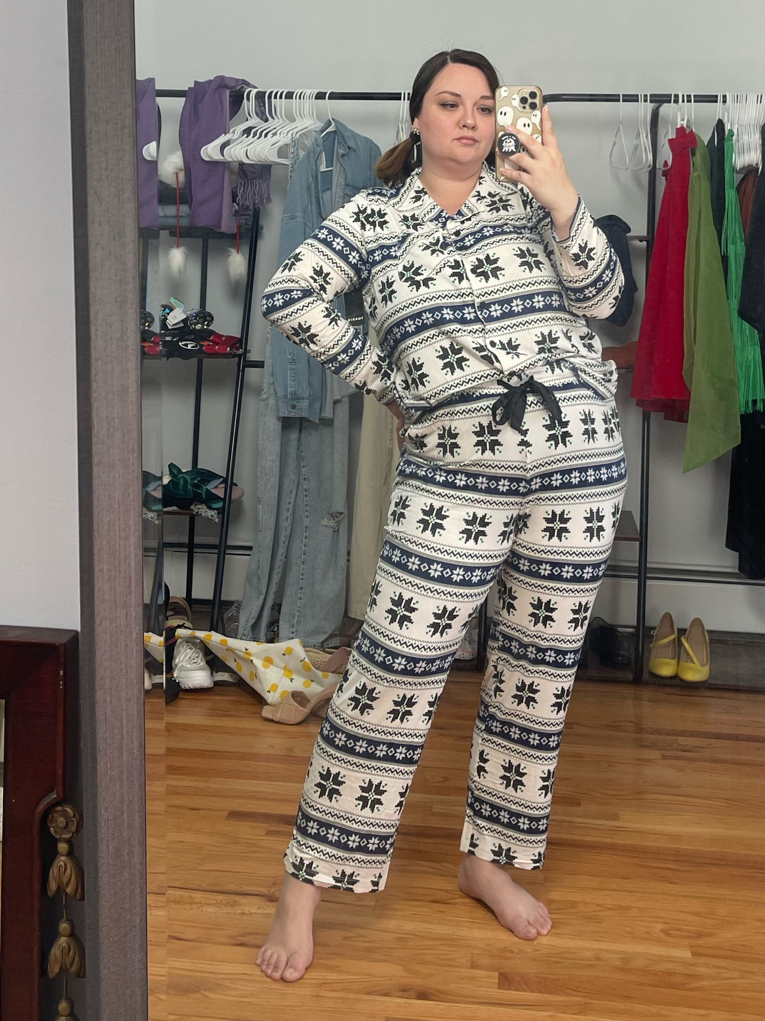 The SOFTEST fair isle pajamas! 

Plus size fashion, plus size style, plus size pajamas, Christmas pajamas, holidays pjs, Christmas style, size 16 influencer, size 16 style, size 16 fashion 

#LTKunder50 #LTKHoliday #LTKcurves