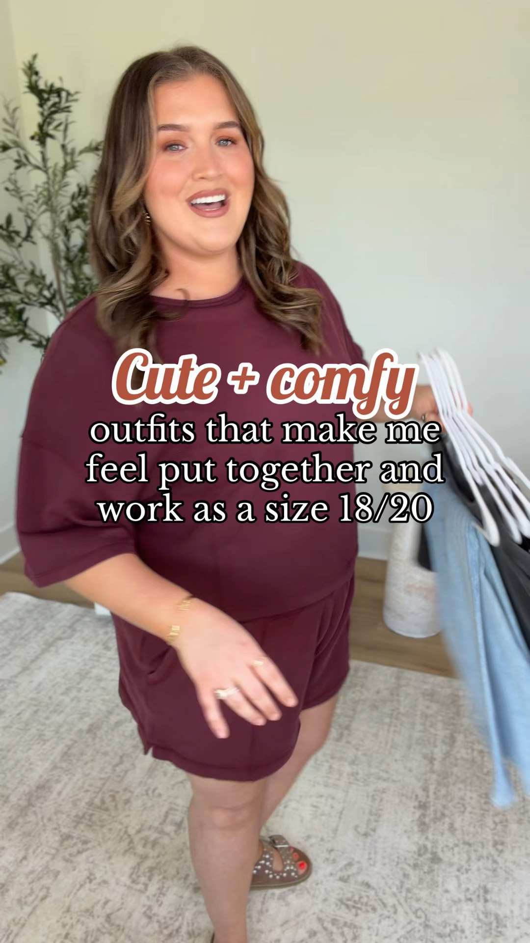 Aerie Summer try on haul with some Fall colors ☀️ Matching burgundy shorts and tshirt set, polka dots activewear, mineral wash strapless top, light wash jeans + cozy wide leg pant set perfect for a travel day ✈️ Wearing sizes XXL, XL and 20 for denim

#LTKootd #LTKSeasonal #LTKPlusSize
