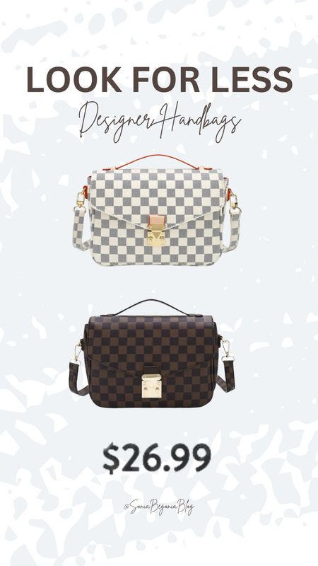 These are the best Louis Vuitton Pochette Metis Look Alikes and Alternatives for less. Get the high-end look for a fraction of the cost! 🌟 These trendy designer-inspired handbags are the perfect addition to any outfit. Available now for just $26.99! Add a touch of luxury to your everyday style. #ChicOnABudget #DesignerLooksforLess #AffordableFashion #StylishSavings #HandbagLovers #FashionDeal #TrendyAccessories #MustHave #BudgetFriendly #LVLookAlikes #LouisVuittonAlternatives #LouisVuittonLookAlikes #CheckeredHandbags #PochetteMetisLookAlikes


#LTKfindsunder50 #LTKitbag #LTKstyletip