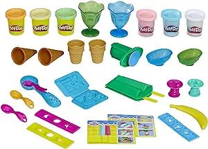 Play-Doh Kitchen Creations Ice Cream Party Play Food Set with 6 Play-Doh Colors, 2-Ounce Cans (Am... | Amazon (US)