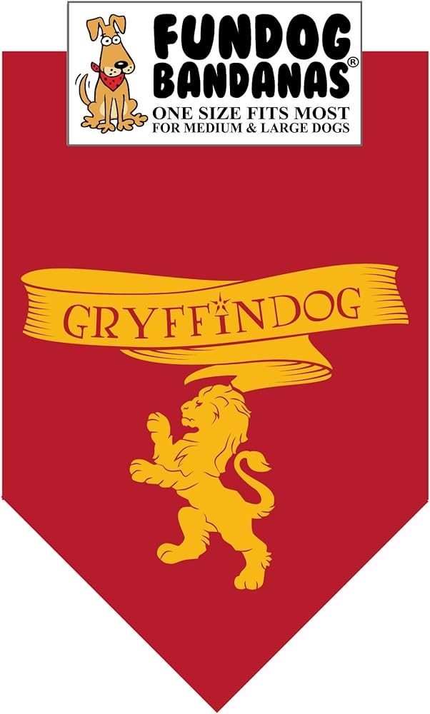 HP GryffinDog Dog Bandana (One Size Fits Most for Medium to Large Dogs) | Amazon (US)