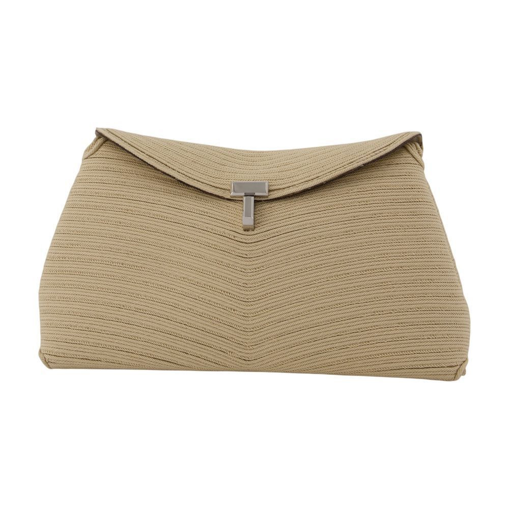 Totême T Lock Rope Clutch Bag | Cettire Global