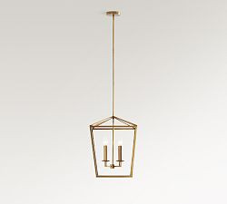 Remington Iron Lantern Pendant (24") | Pottery Barn (US)