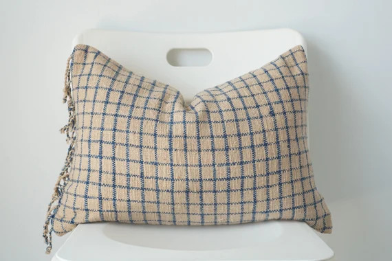 Tribal Hemp Hand Woven Natural Dye Color Pillow Cover | Etsy (UK)