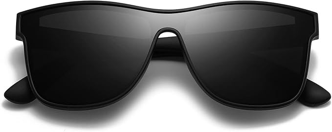 DUBERY Fashion Polarized Sunglasses for Women Men 100% UV Protection Trendy Siamese Lens Shades D... | Amazon (US)