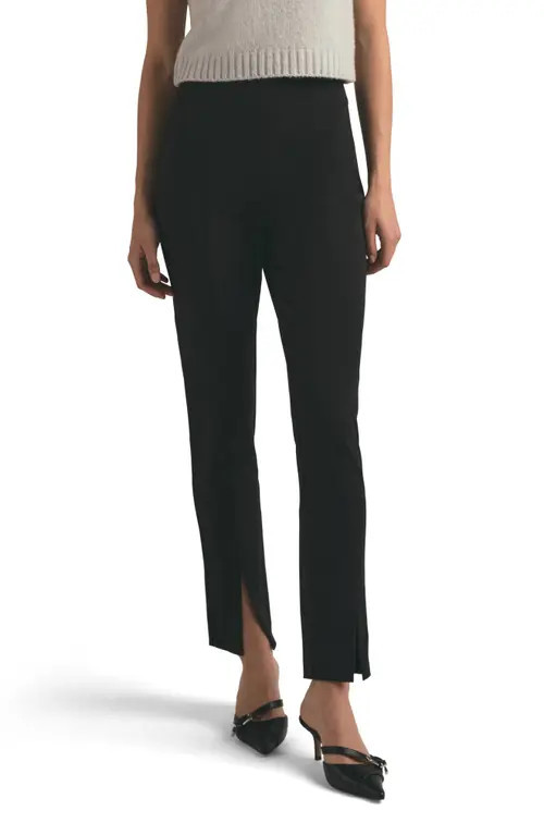 Favorite Daughter The Suits You Split Hem Leggings in Black at Nordstrom, Size 8 | Nordstrom