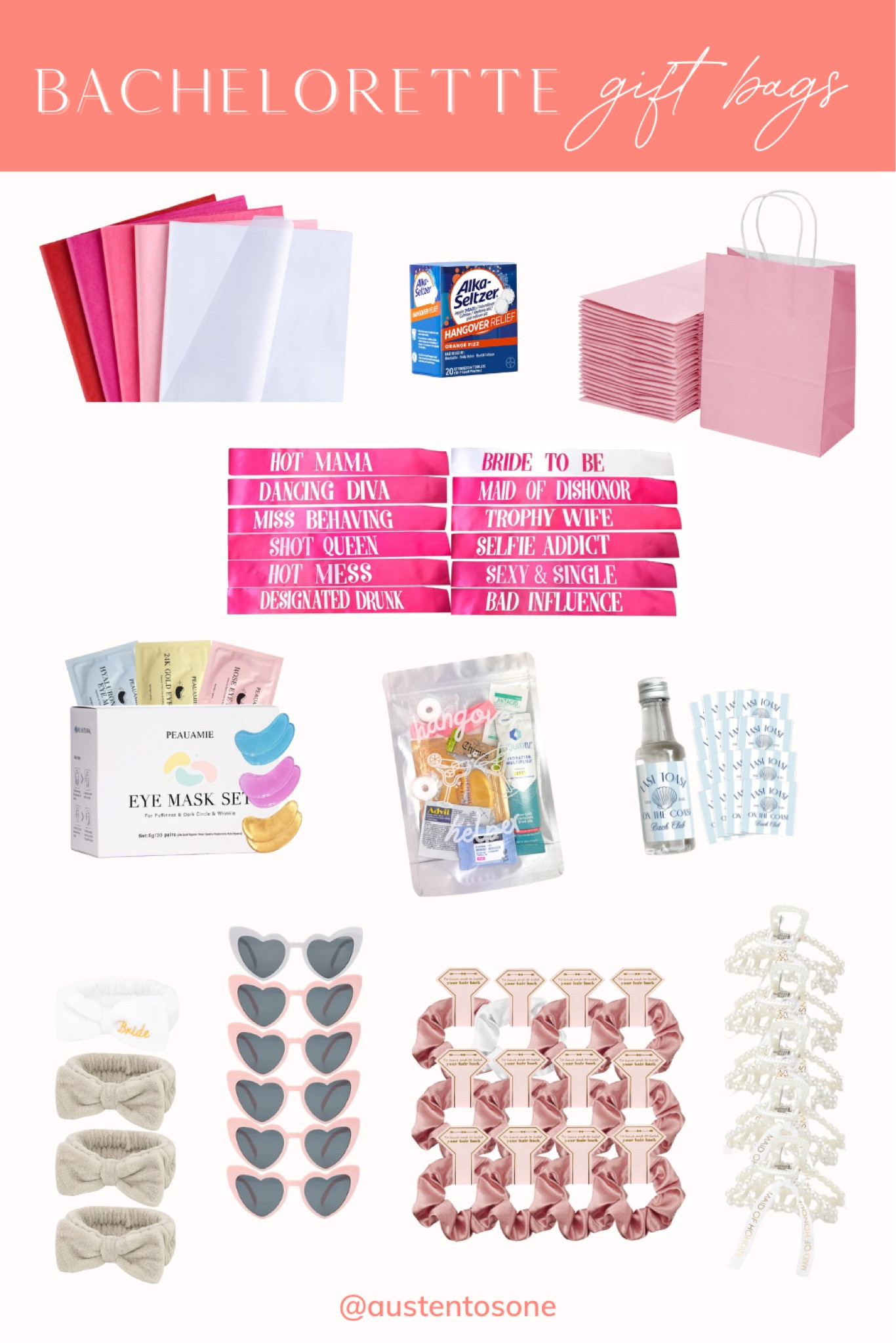 Creating gift bags for a bachelorette weekend? Here are some affordable and easy ideas for things to include from Amazon! 

#LTKWedding
