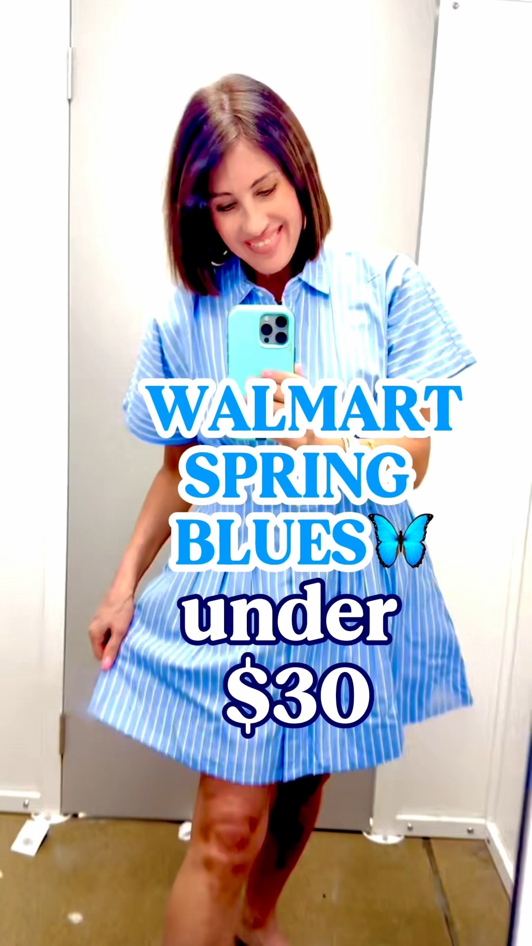 Spring Blues🦋💙 These free assembly finds @walmart are SO cute and easy for spring!!! & did I mention all under $30?? 🔥🔥🔥 

#LTKSpringSale #LTKgrwm #LTKootd