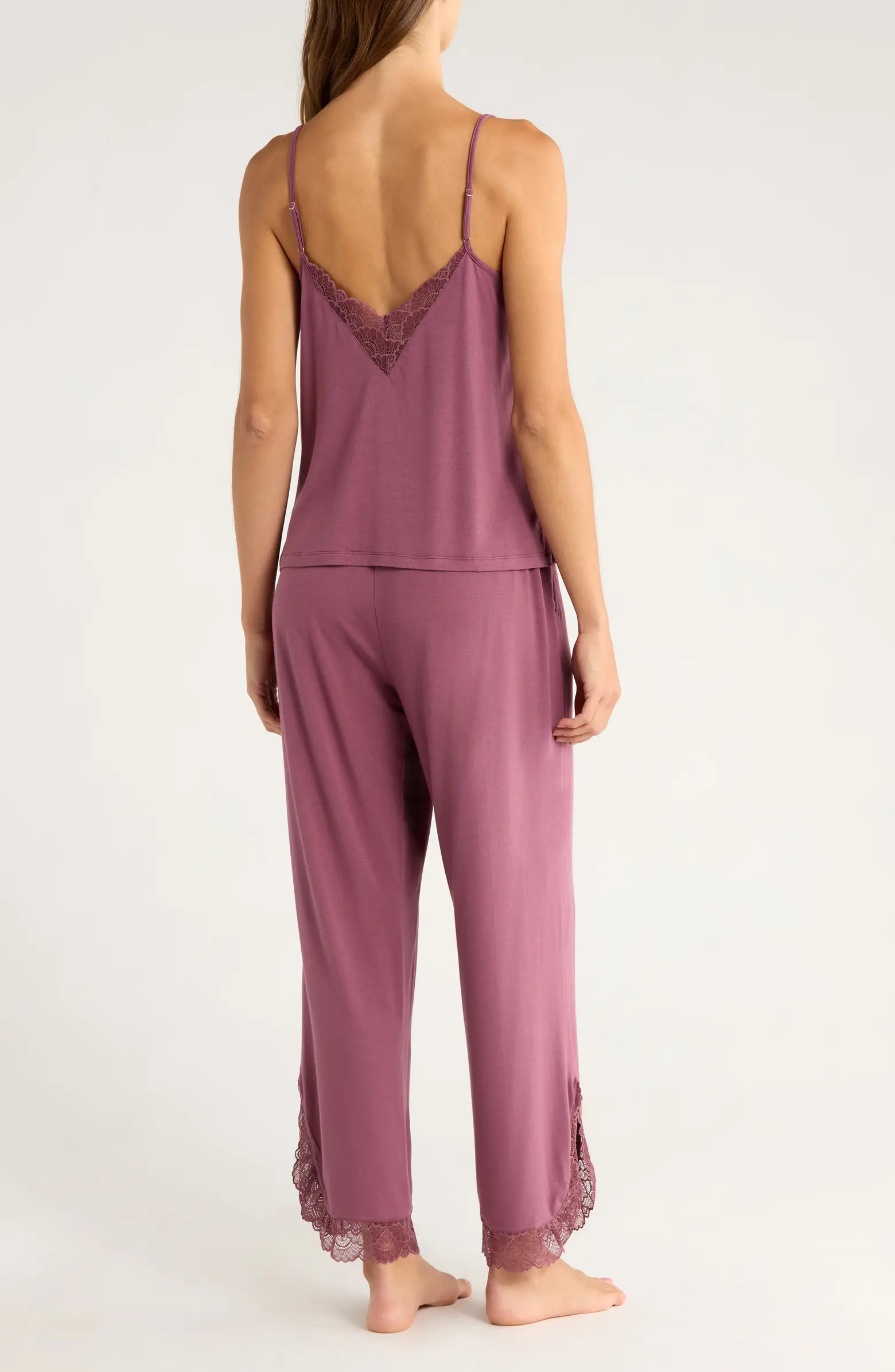 Moonlight Eco Lace Trim Pajamas | Nordstrom
