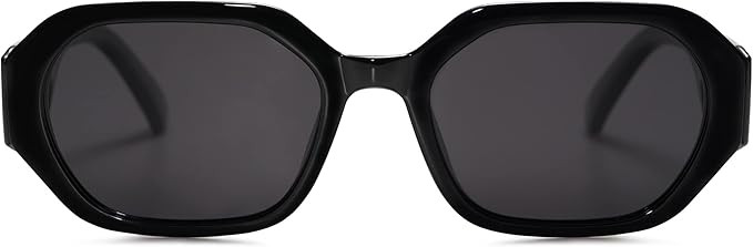 SOJOS Polarized Rectangle Sunglasses for Women Retro Womens Sun Glasses Trendy Narrow Square 90s ... | Amazon (US)