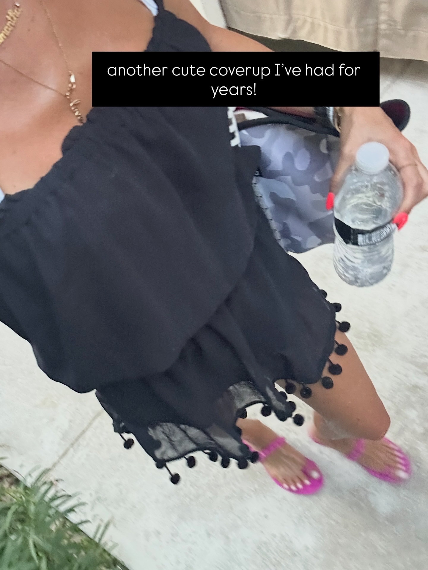 Coverup set size xs jelly sandals 

#LTKPetite #LTKSaleAlert