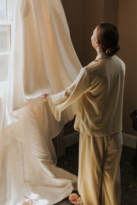 Wedding getting ready fringe pajamas 

#LTKwedding