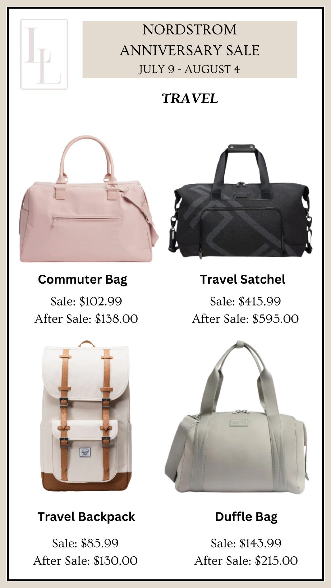 Weekend bag, travel bag, duffle bag, commuter bag, travel, luggage, satchel, backpack, travel gear

#LTKItBag #LTKxNSale #LTKTravel